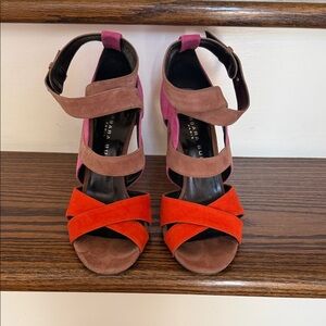 Barbara Bui Multicolor Strappy Heels